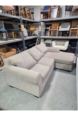 Ashley Furniture Gray 2-Piece Sectional Sofa with Ottoman