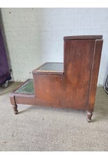 Antique Wooden Bed Steps