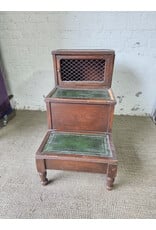 Antique Wooden Bed Steps