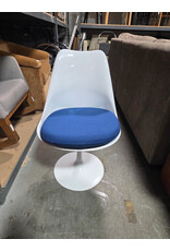 Sdawy Blue Cushion Seat Tulip Chair