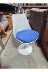 Sdawy Blue Cushion Seat Tulip Chair