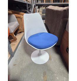 Sdawy Blue Cushion Seat Tulip Chair
