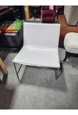 CB2 Triumph Chalk White Lounge Chair