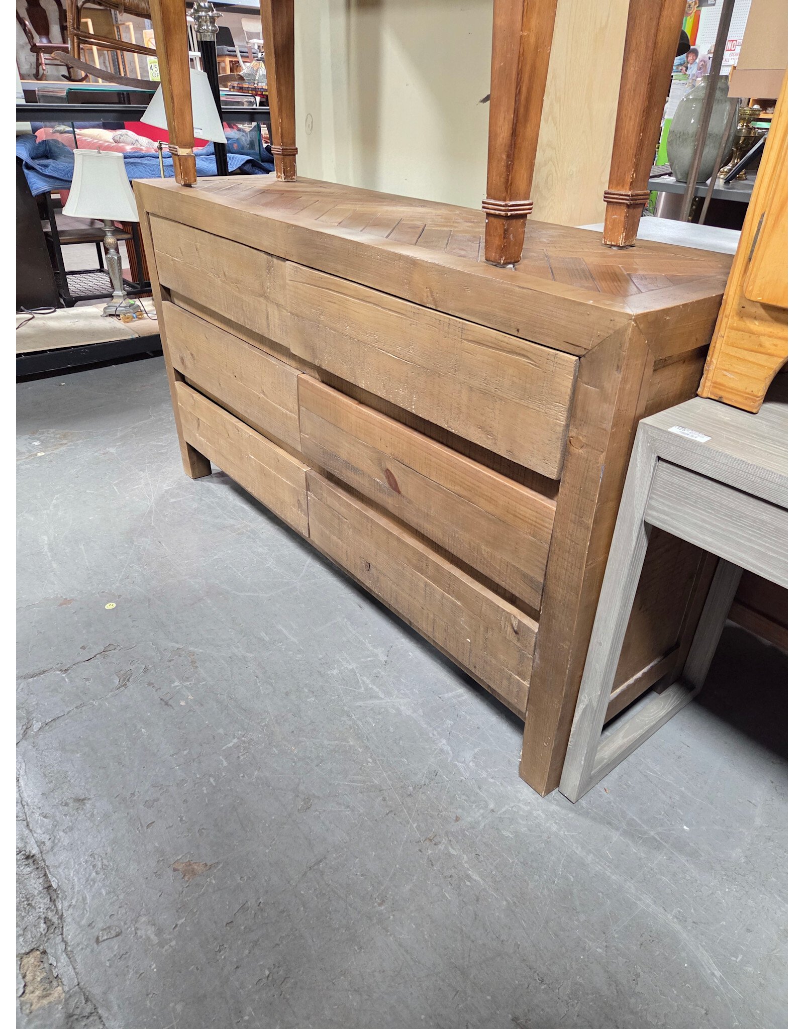 Hensley Reclaimed Wood 6-Drawer Dresser