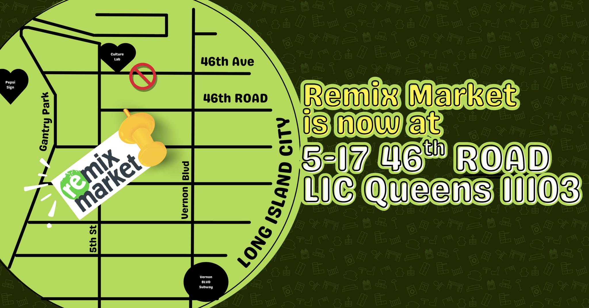 New Address - 5-17 46th Road