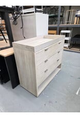 Restoration Hardware Whitewashed Ash Landry Dresser and Topper Set
