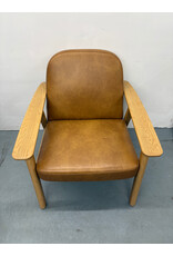 Brown Leather Armchair