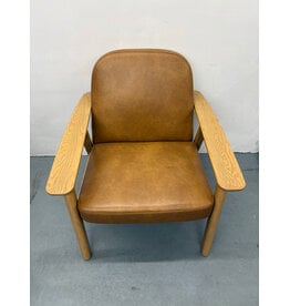 Brown Leather Armchair