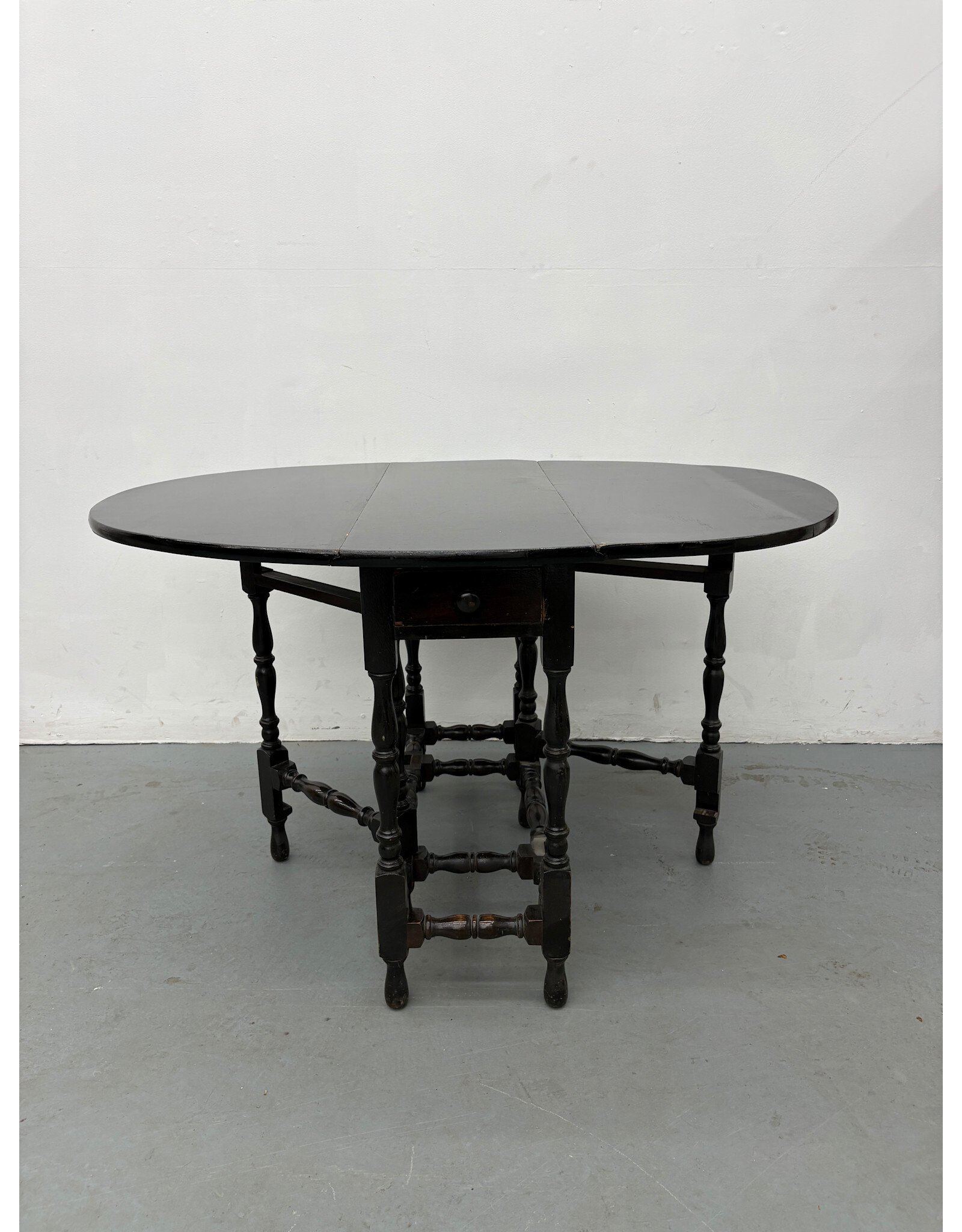 Antique Painted Wood Gateleg Table