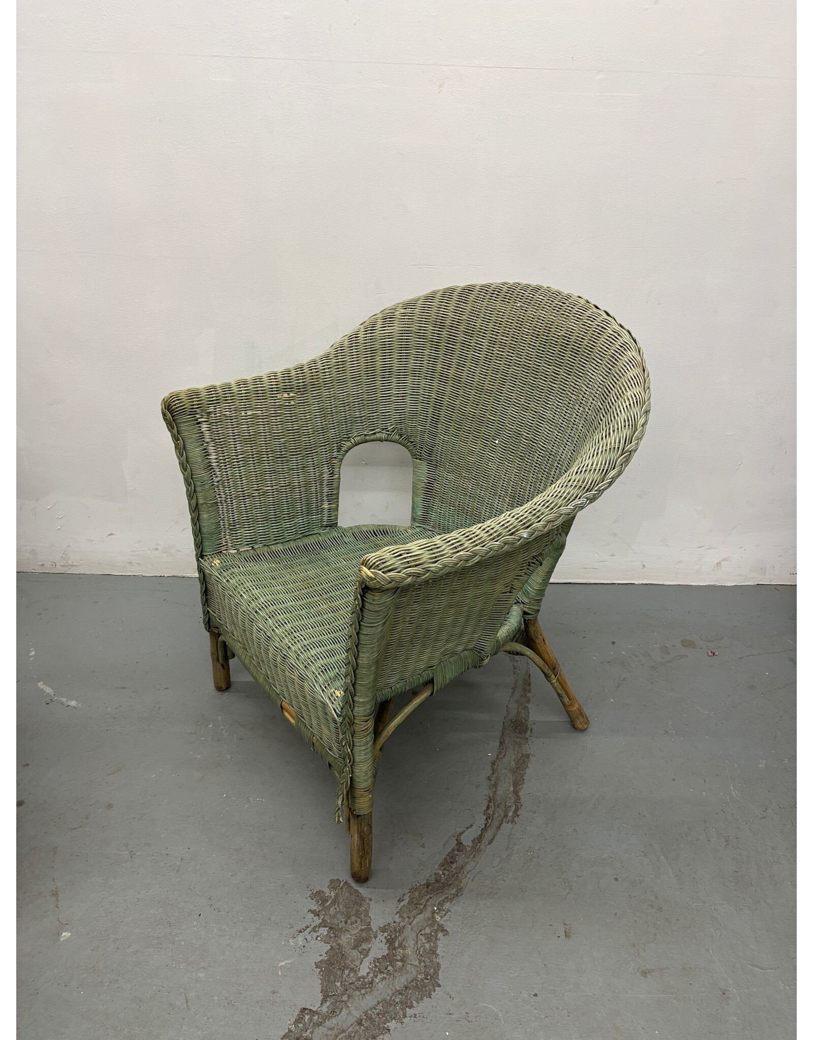 1920s Rattan Veranda Chair