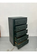 Green Wicker Dresser