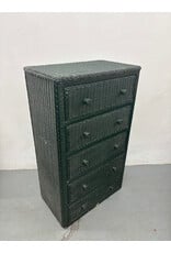Green Wicker Dresser