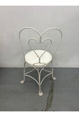 Vintage Twisted Iron Ice Cream Parlor Chair