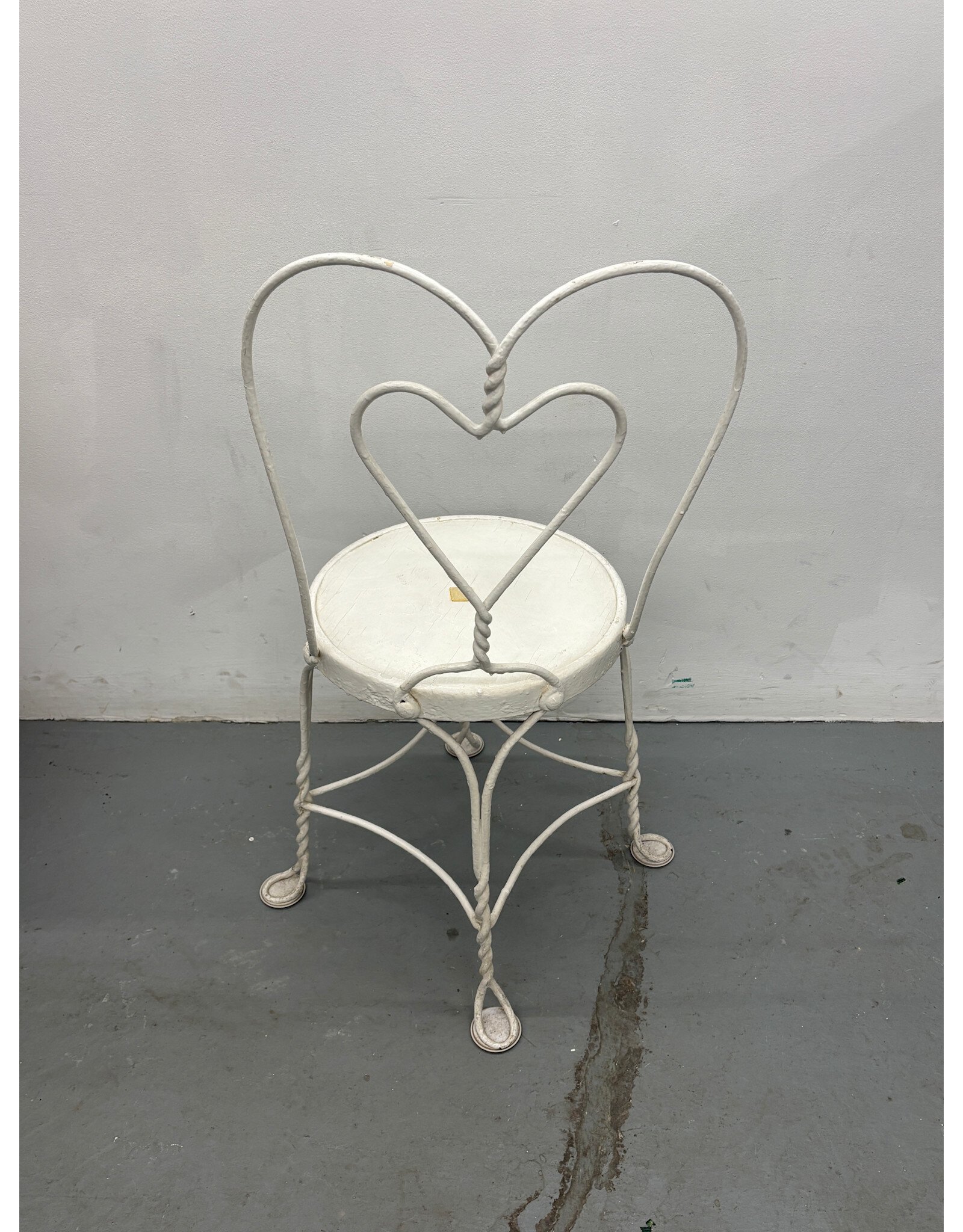 Vintage Twisted Iron Ice Cream Parlor Chair