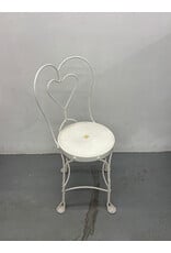 Vintage Twisted Iron Ice Cream Parlor Chair