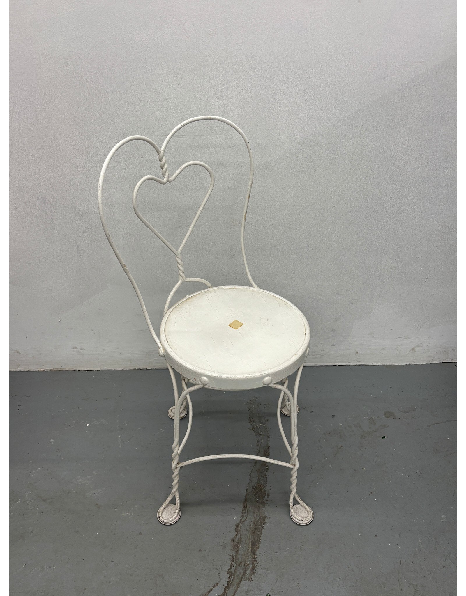 Vintage Twisted Iron Ice Cream Parlor Chair
