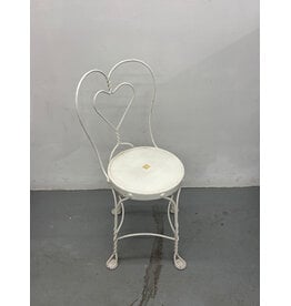 Vintage Twisted Iron Ice Cream Parlor Chair
