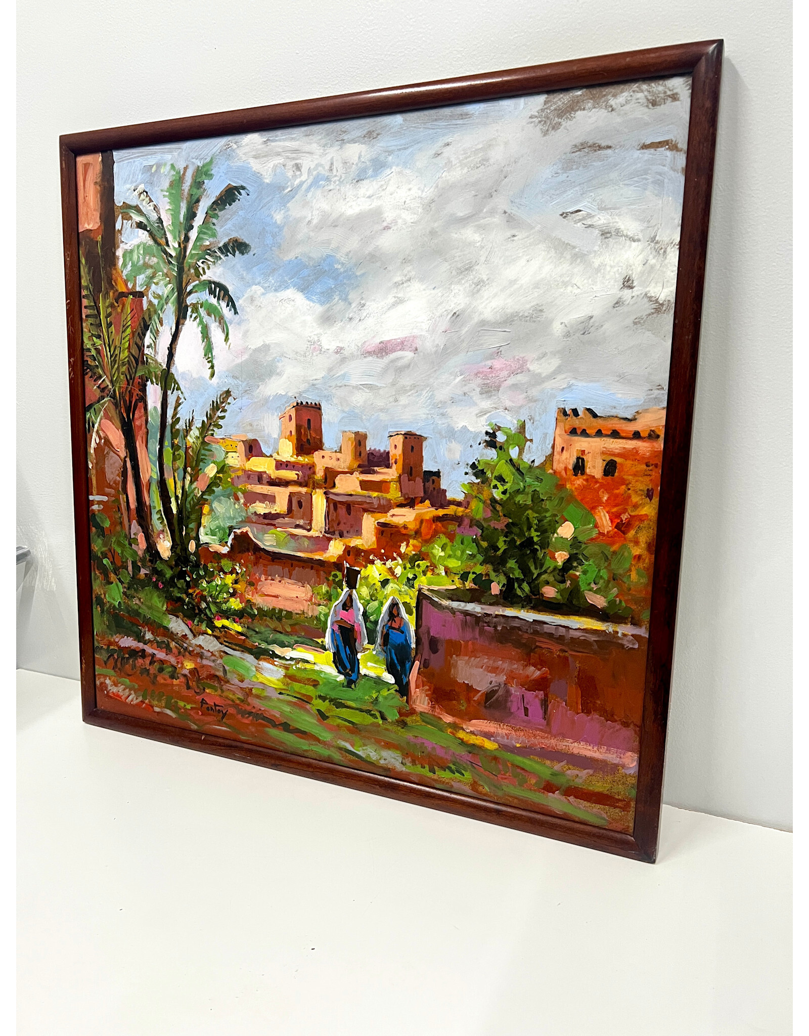 Framed Painting by Henri Jean Pontoy