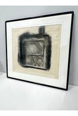 Television, framed drawing, sgnd Paul Ruebeck, 4/87
