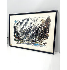Gunnison Gorge 1 by Lamar Dodd, framed print