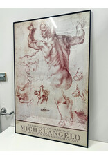 The Dept. of Drawings--Michelangelo at the Metropolitan Museum of Art, framed poster