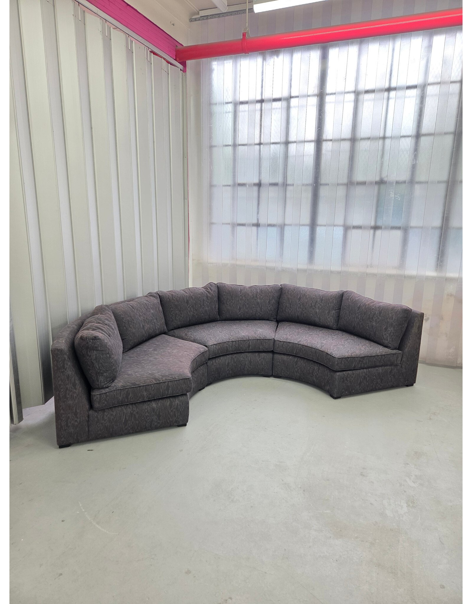 Custom Curved 3-Piece Sectional