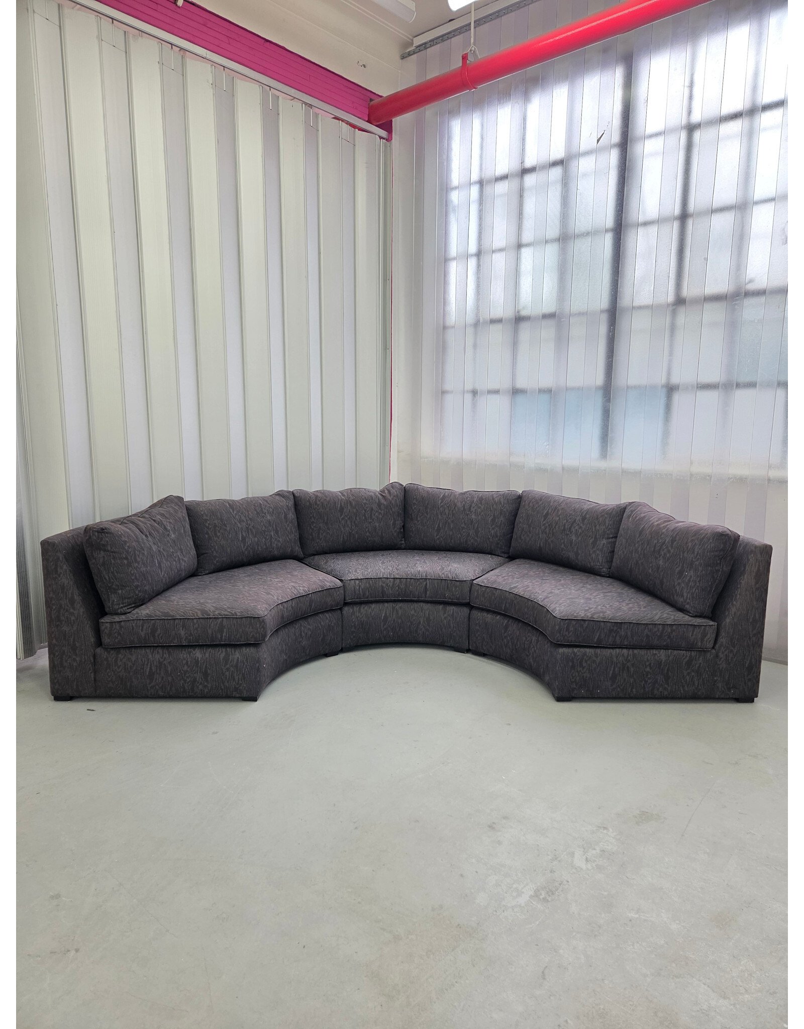 Custom Curved 3-Piece Sectional