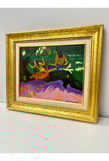 Lush, framed oil on canvas, sgnd Brandon '88