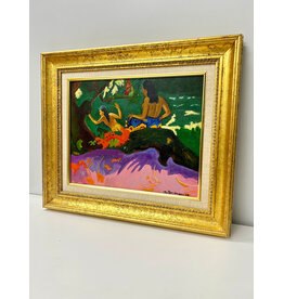 Lush, framed oil on canvas, sgnd Brandon '88