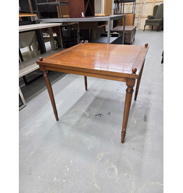 Regency Fruitwood Finial Top Side Table