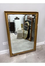 Antique Gold Finish Wooden Frame Mirror