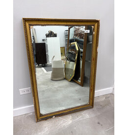 Antique Gold Finish Wooden Frame Mirror