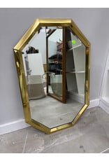 MCM Gold Frame Mirror