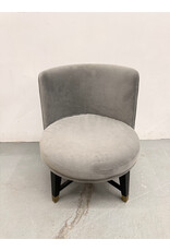 Swivel Gray Small Chair