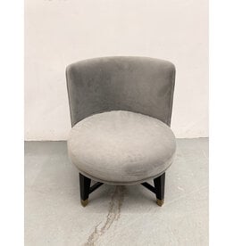 Swivel Gray Small Chair