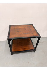 Wood and Metal Side Table