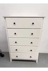 White 5 Drawer Dresser