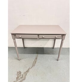 Gray 2-Drawer Desk