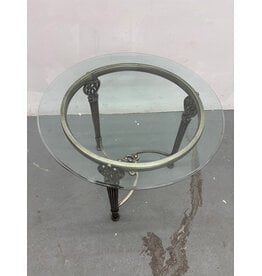 Round Glass Side Table