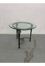 Round Glass Side Table