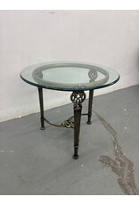 Round Glass Side Table