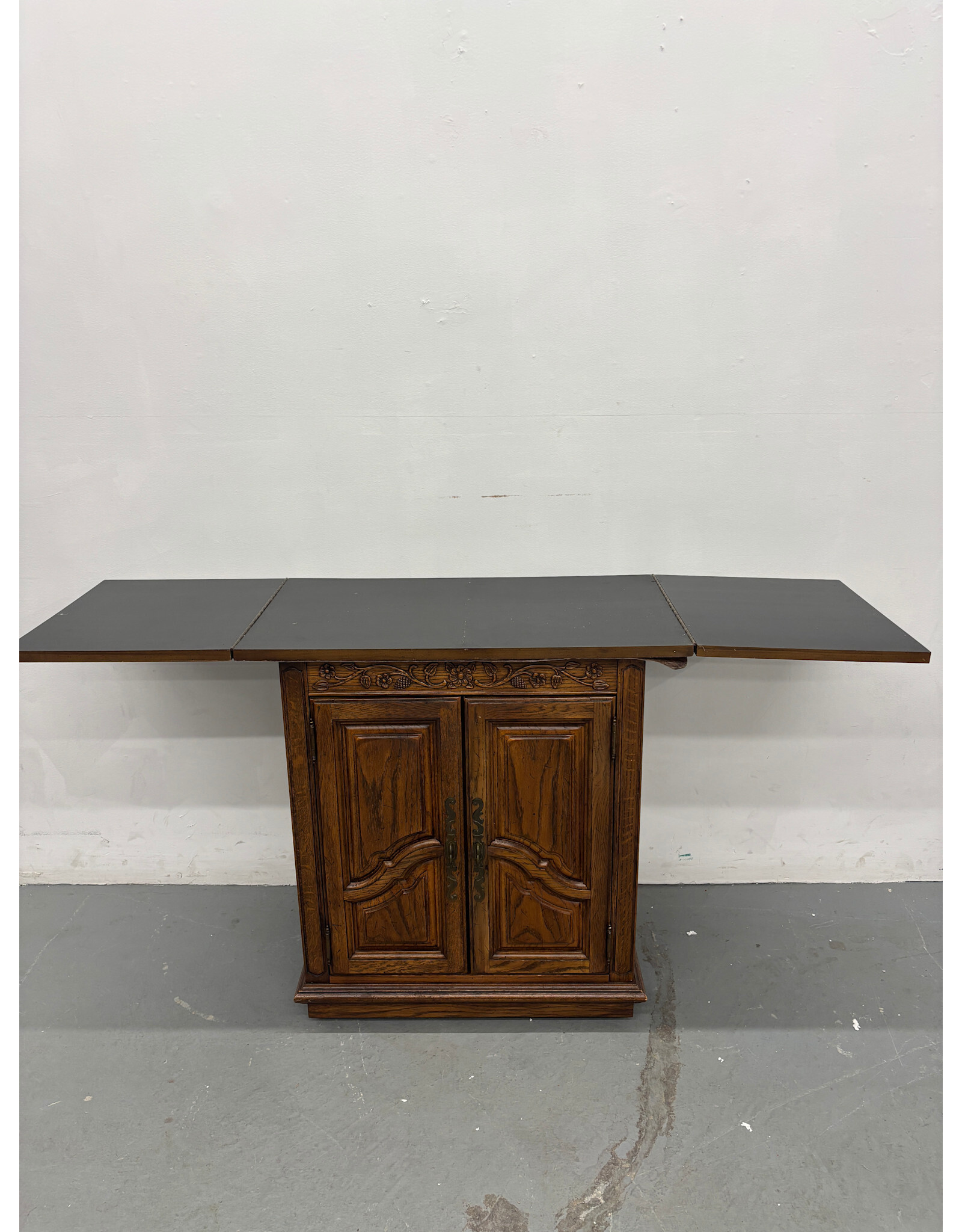 Vintage French Country Style Rolling Bar Cart