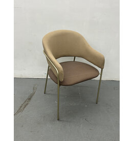 Uphosltered Metal Frame Armchair