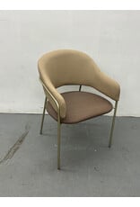 Uphosltered Metal Frame Armchair
