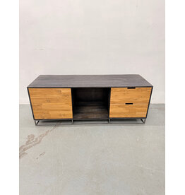 Congo Wood Media Console by CB2
