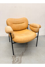 Bollo Lounge Chair by Fogia in Light Cognac Leather