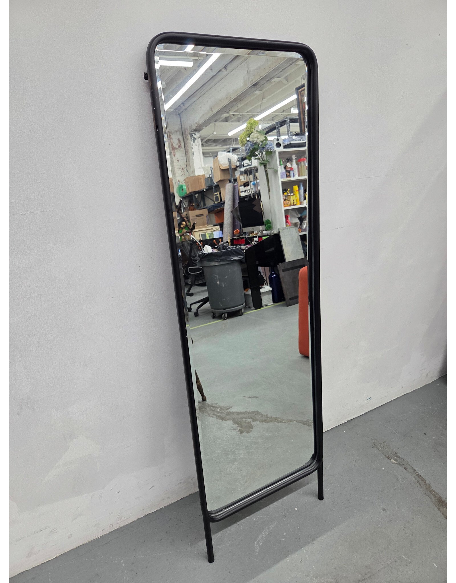 Black Full Length Leaning Mirror