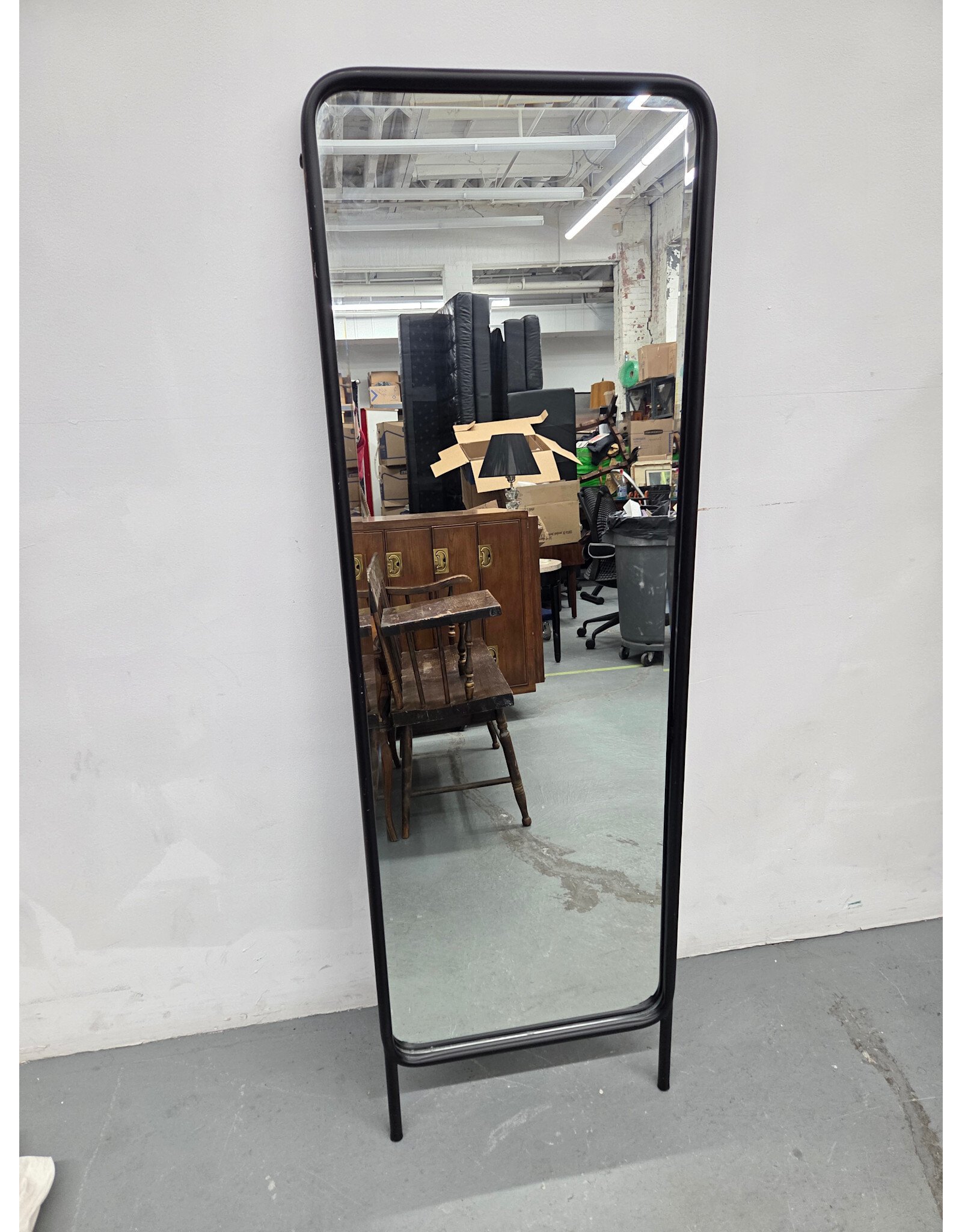 Black Full Length Leaning Mirror