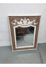 Brown Wood Rustic Wall Mirror