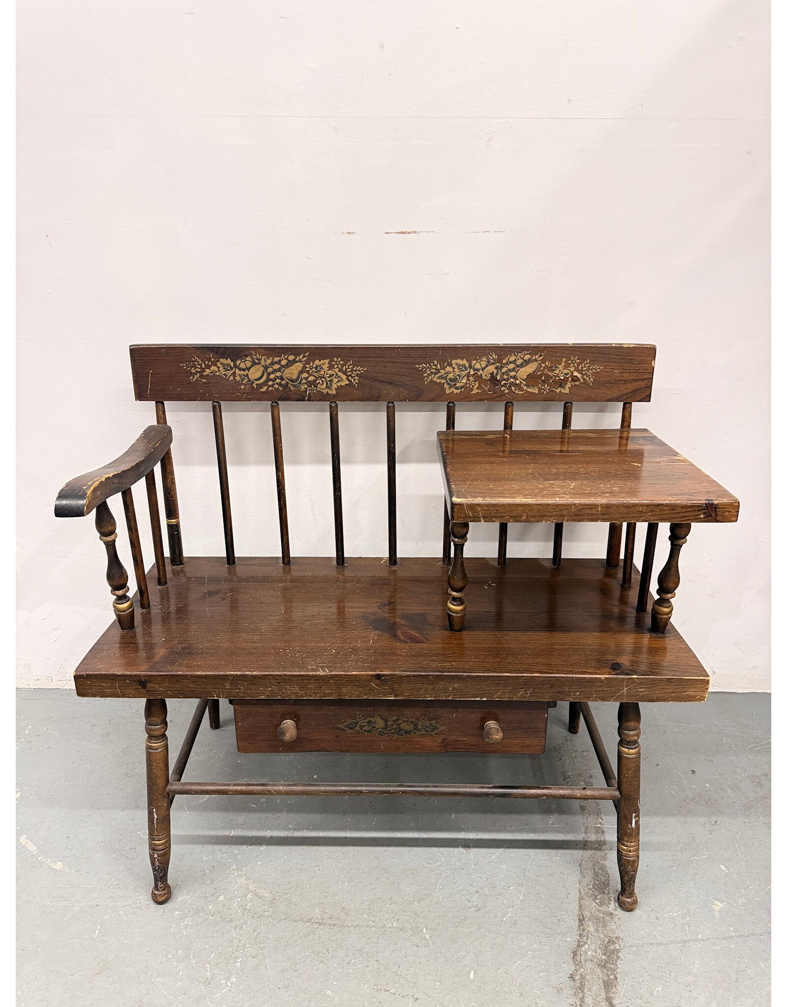 Hitchcock Style Phone Bench